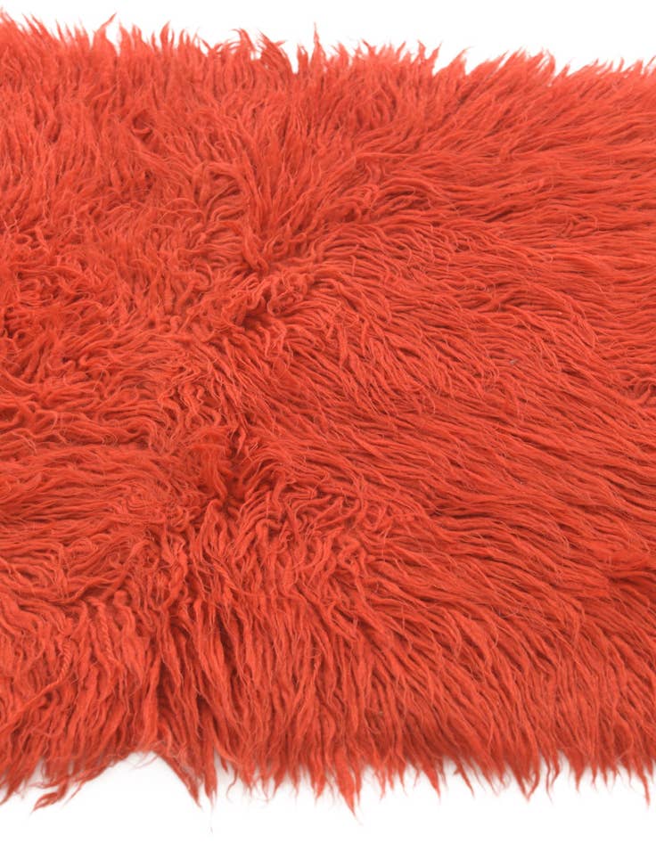 Detail image of 2' 2 x 3' 8  Hand Knotted Moroccan Wool Runner Rug