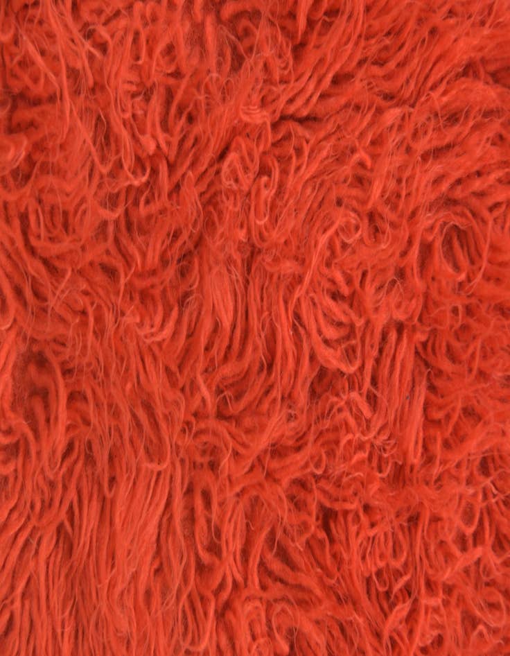 Detail image of 2' 2 x 3' 8  Hand Knotted Moroccan Wool Runner Rug