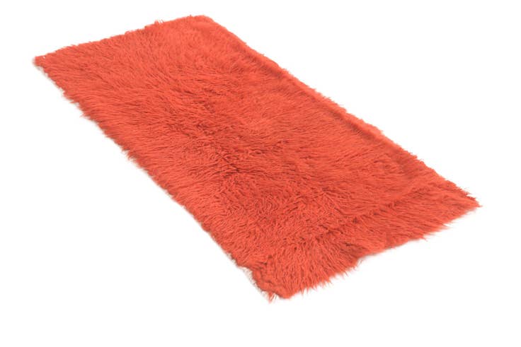 Detail image of 2' 3 x 4' 9 Hand Knotted Moroccan Wool Runner Rug