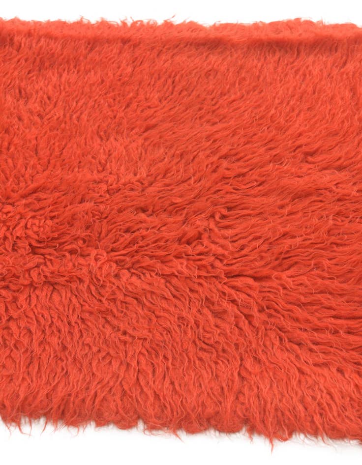 Detail image of 2' 3 x 4' 9  Hand Knotted Moroccan Wool Runner Rug