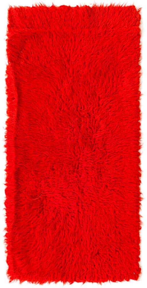 2' 3 x 4' 9 Hand Knotted Moroccan Wool Runner Rug