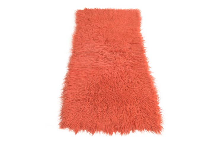 Detail image of 1' 10 x 4' 6 Hand Knotted Moroccan Wool Runner Rug