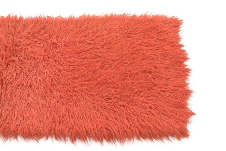 Detail image of 1' 10 x 4' 6 Hand Knotted Moroccan Wool Runner Rug