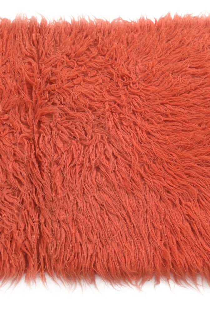 1' 10 x 4' 6 Hand Knotted Moroccan Wool Runner Rug