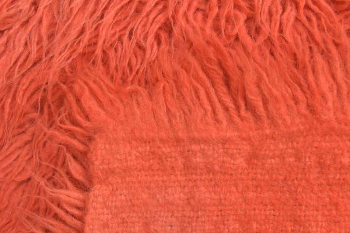 1' 10 x 4' 6 Hand Knotted Moroccan Wool Runner Rug