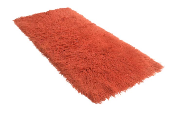 Detail image of 3' 3 x 7' Hand Knotted Moroccan Wool Runner Rug