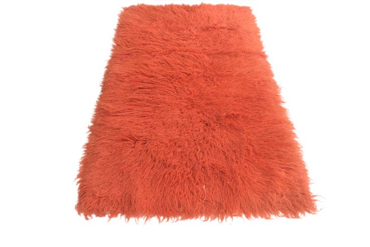 Detail image of 3' 3 x 7' Hand Knotted Moroccan Wool Runner Rug