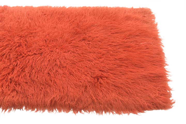 3' 3 x 7' Hand Knotted Moroccan Wool Runner Rug