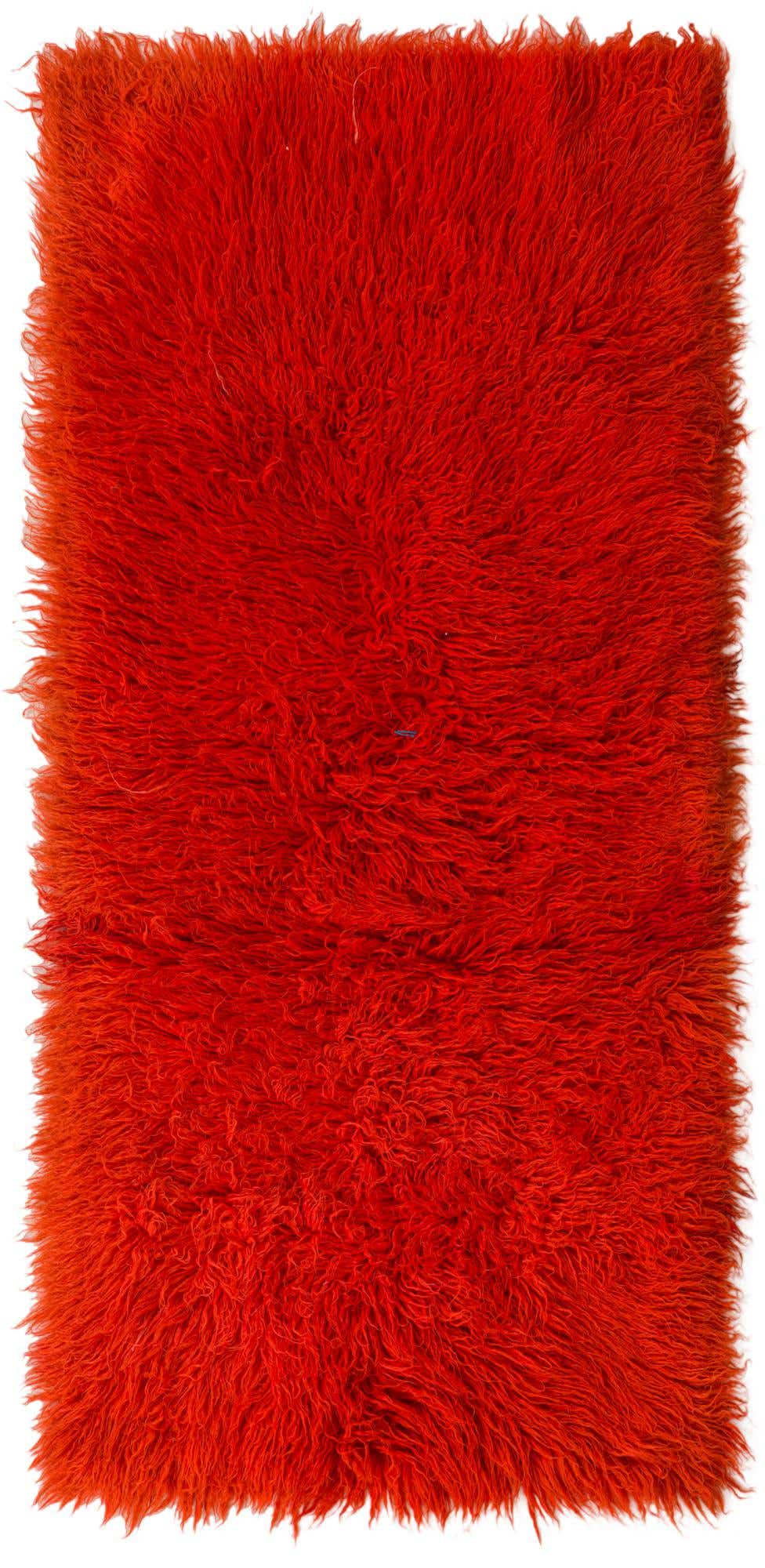 3' 3 x 7' Hand Knotted Moroccan Wool Runner Rug