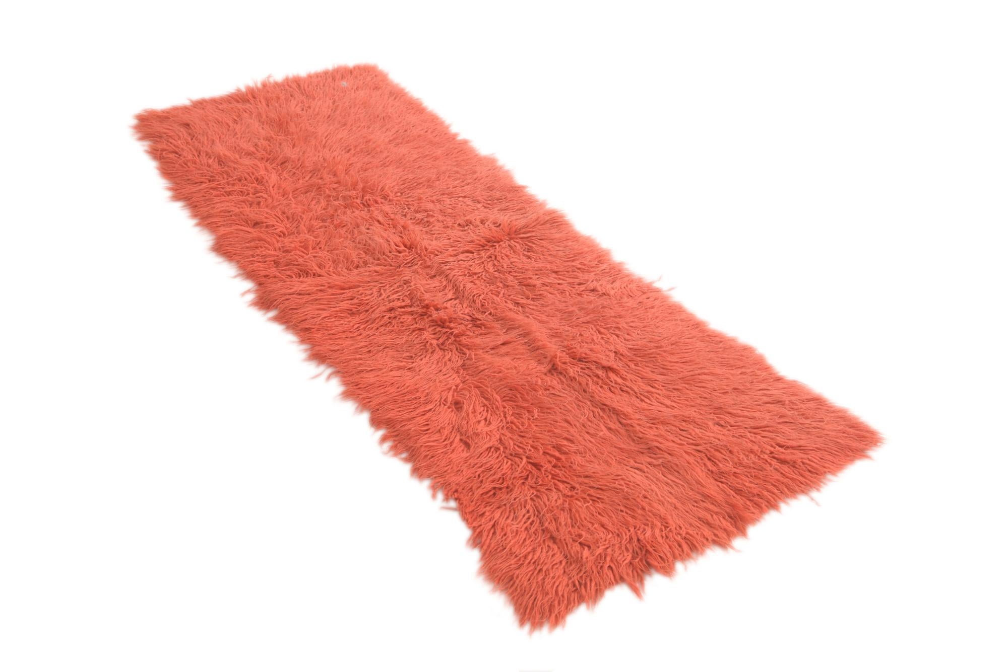 2' 4 x 6' 4 Hand Knotted Moroccan Wool Runner Rug