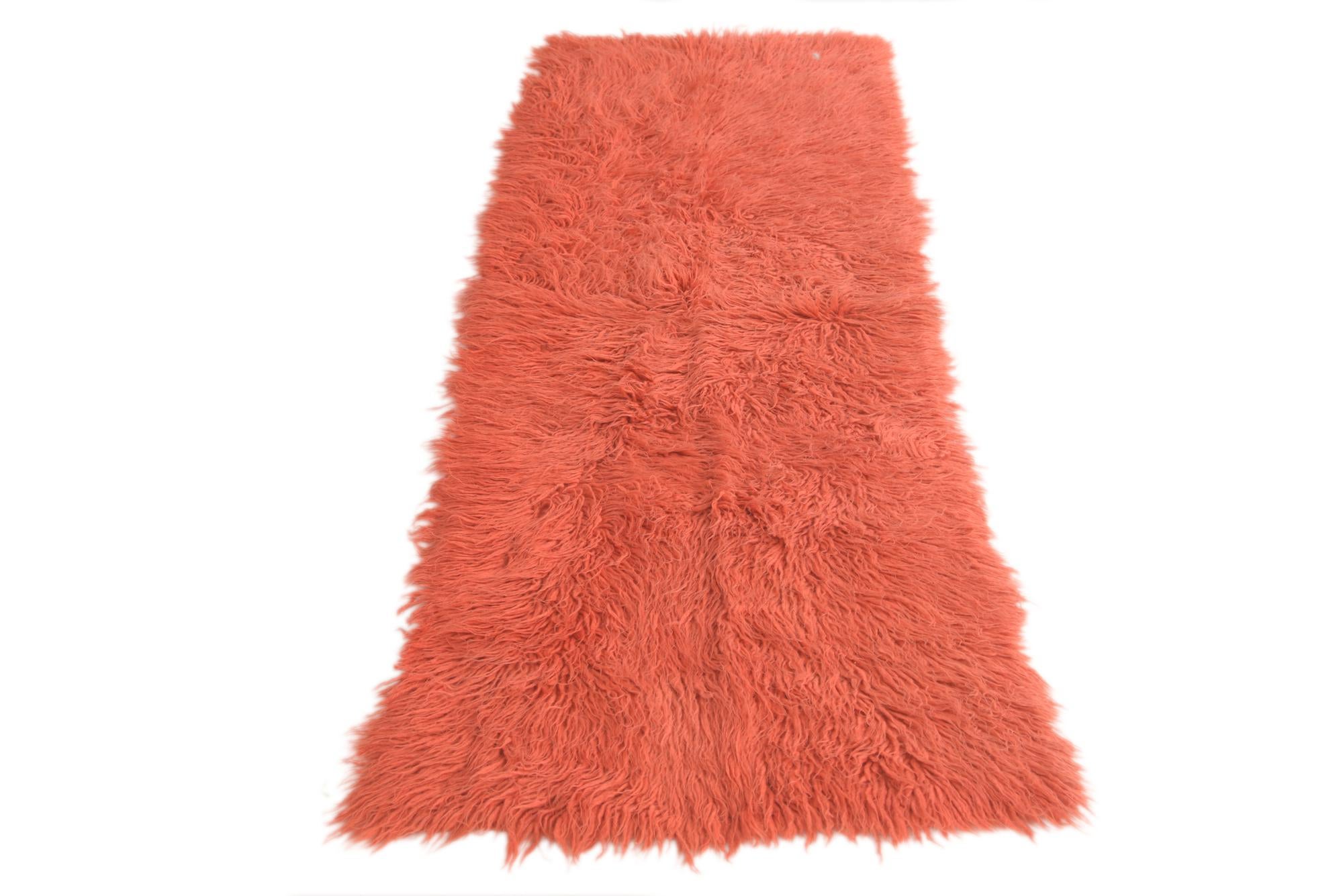 2' 4 x 6' 4 Hand Knotted Moroccan Wool Runner Rug
