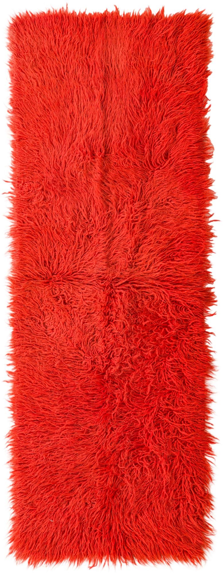 2' 4 x 6' 4 Hand Knotted Moroccan Wool Runner Rug