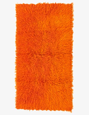 2' 1 x 4' Hand Knotted Moroccan Wool Runner Rug