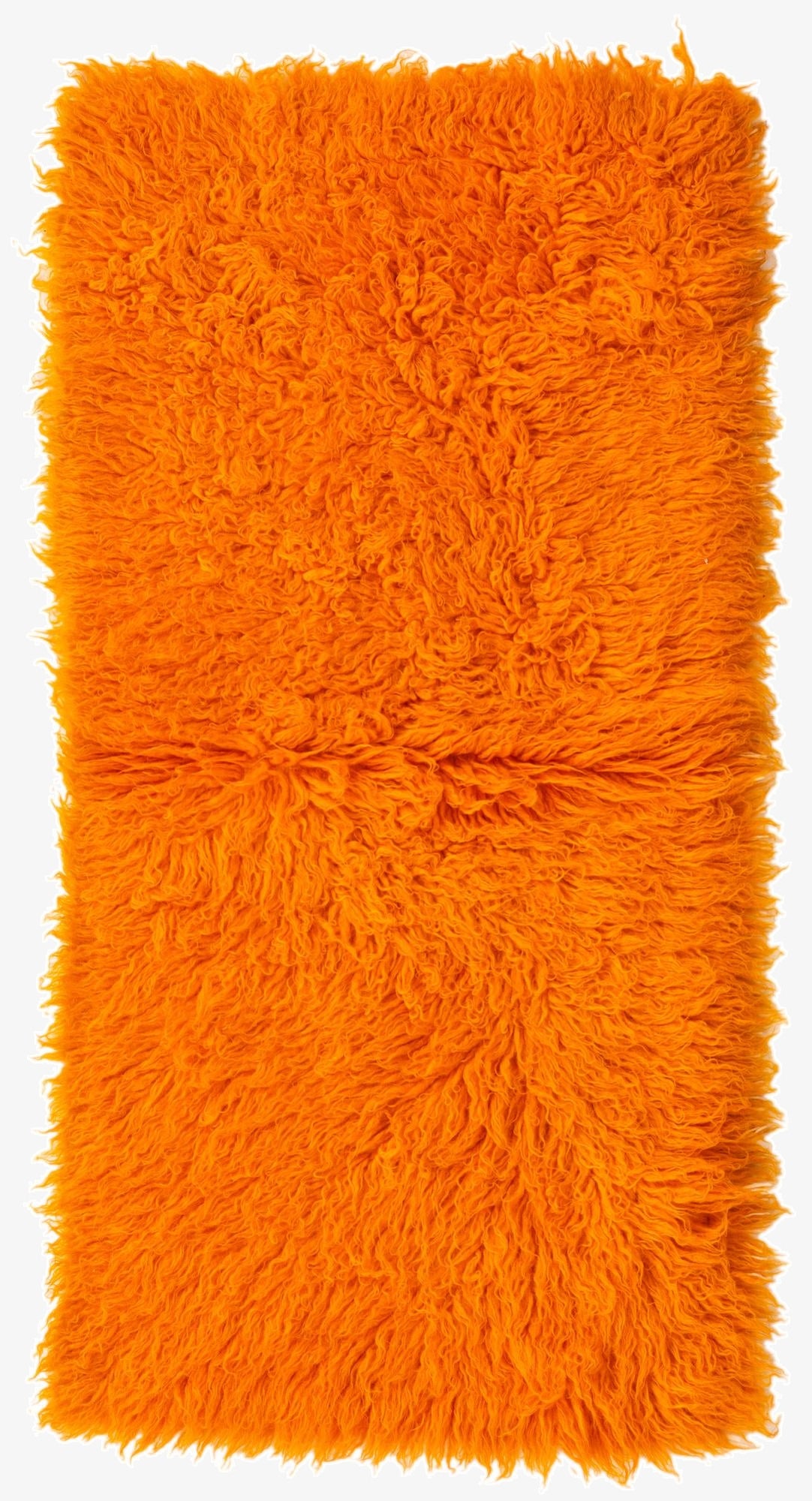 2' 4 x 4' 7  Hand Knotted Moroccan Wool Runner Rug