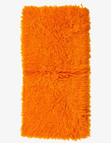 2' 4 x 4' 7 Hand Knotted Moroccan Wool Runner Rug