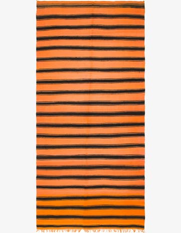 5' 8 x 13' Hand Knotted Moroccan Wool Runner Rug