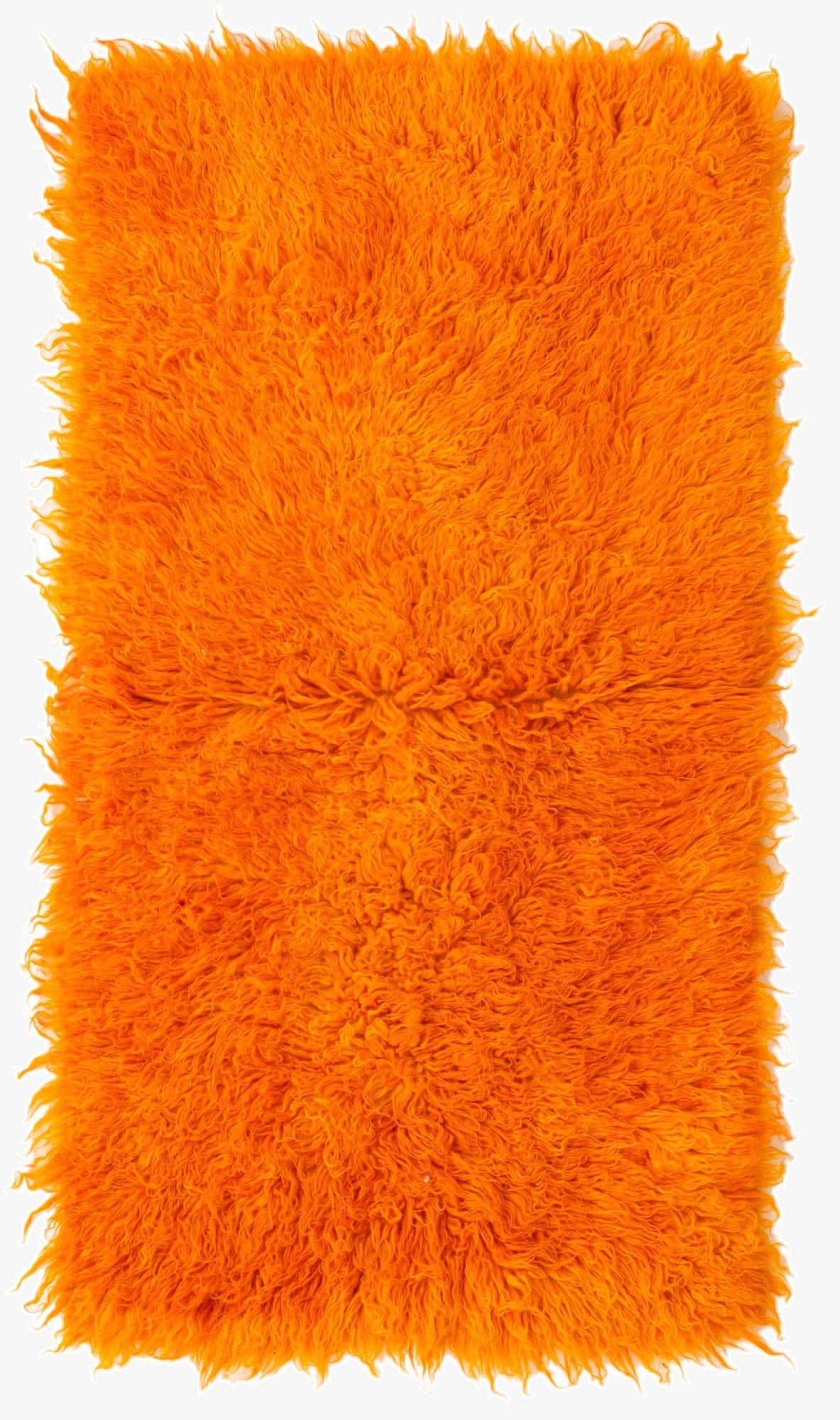 2' 4 x 4' 4  Hand Knotted Moroccan Wool Runner Rug