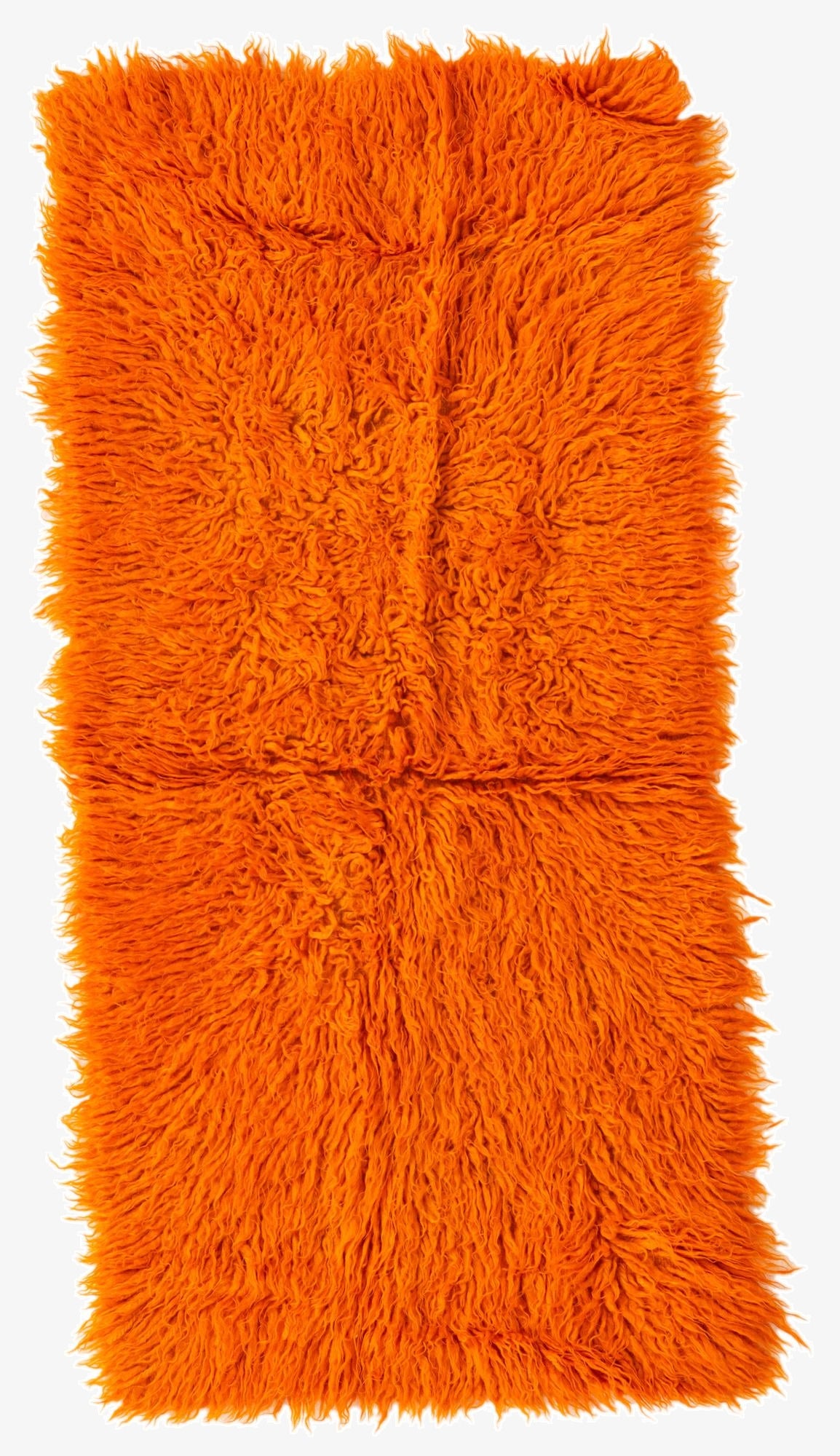 2' 2 x 4' 7  Hand Knotted Moroccan Wool Runner Rug