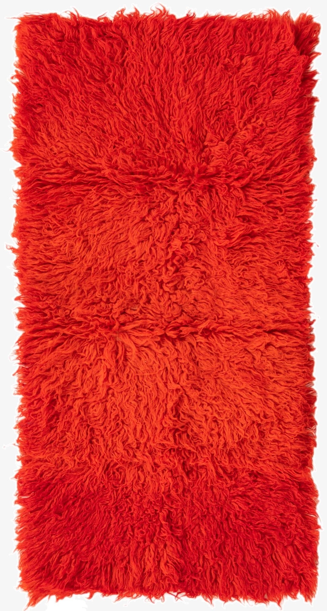 2' x 4'  Hand Knotted Moroccan Wool Runner Rug