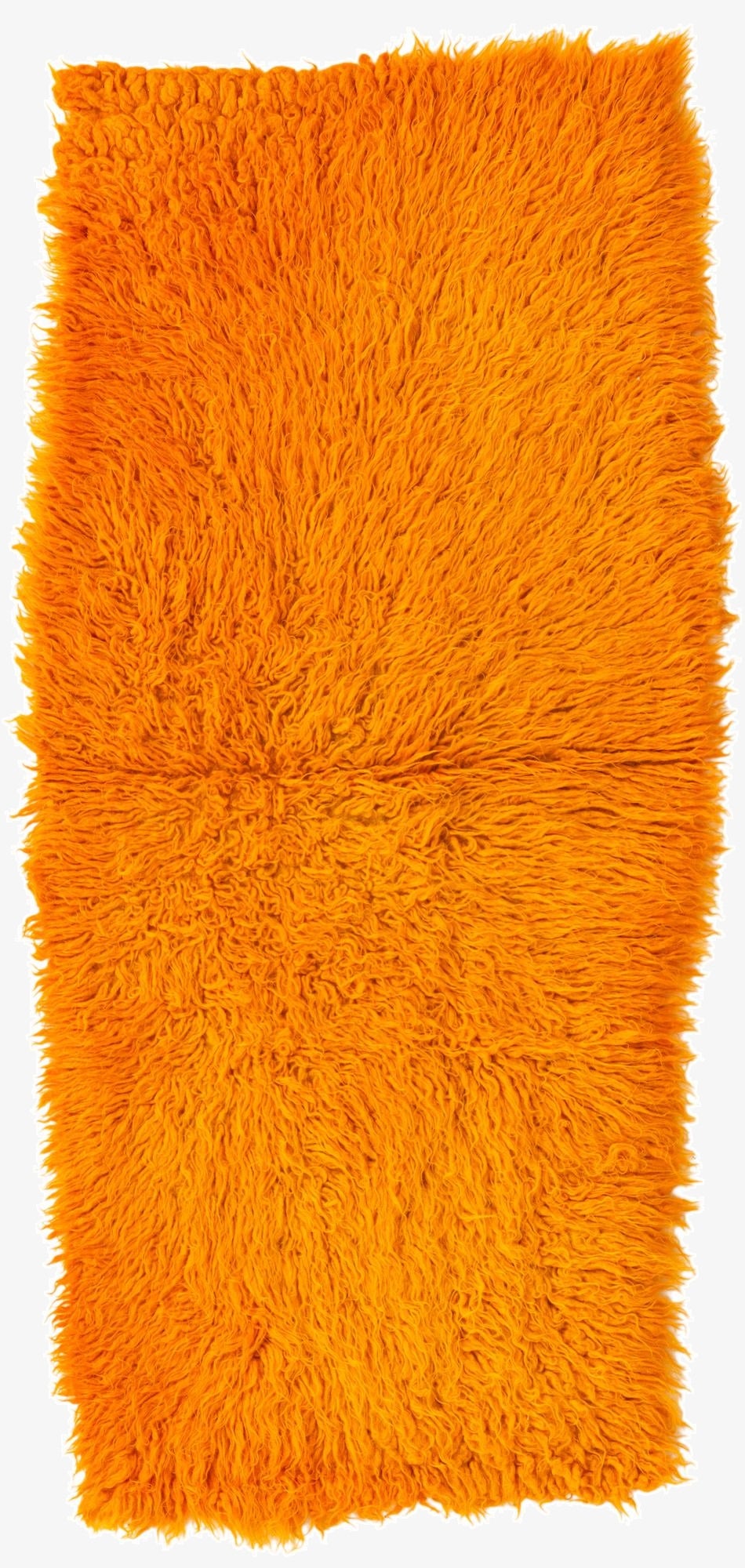 2' 2 x 4' 8  Hand Knotted Moroccan Wool Runner Rug