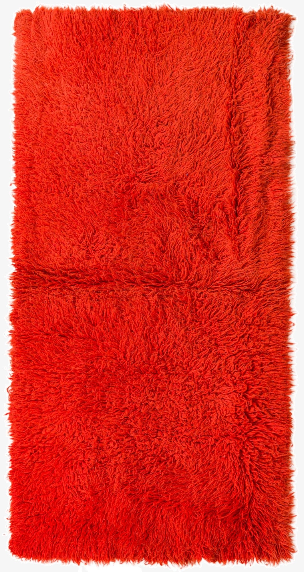 4' 1 x 8' 2  Hand Knotted Moroccan Wool Runner Rug