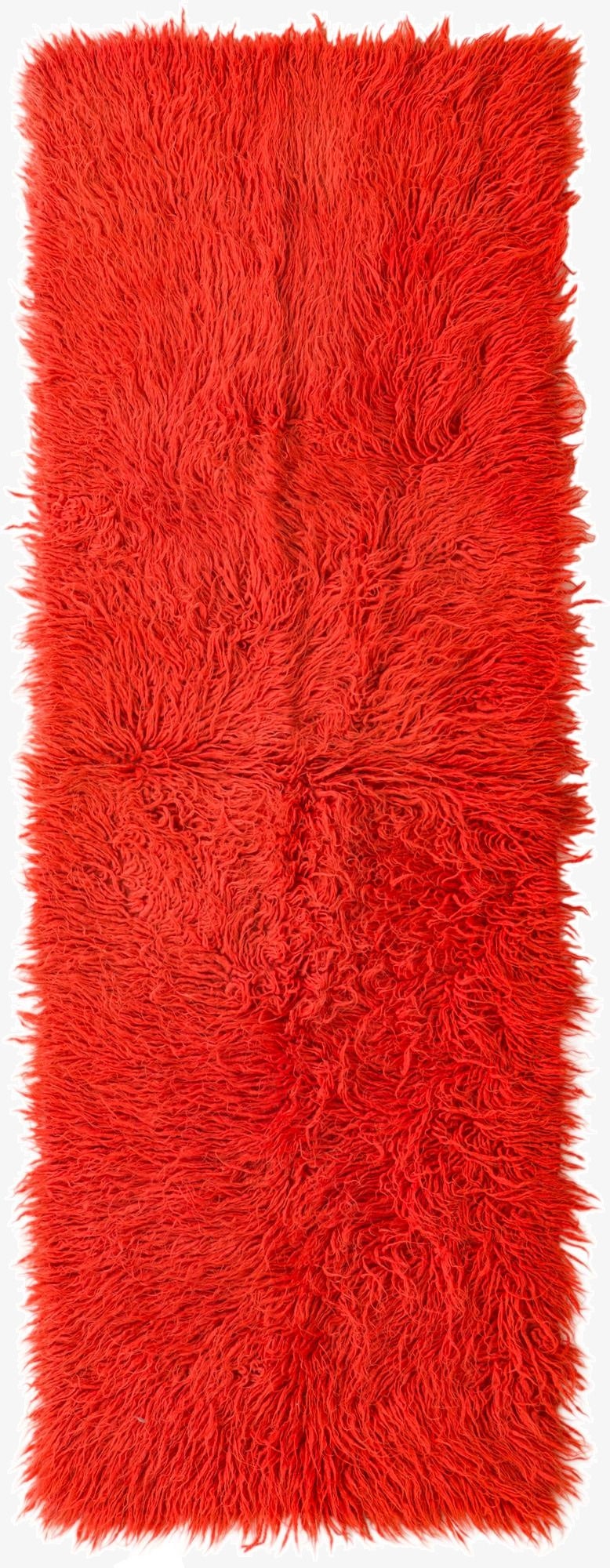 2' 4 x 6' 4  Hand Knotted Moroccan Wool Runner Rug