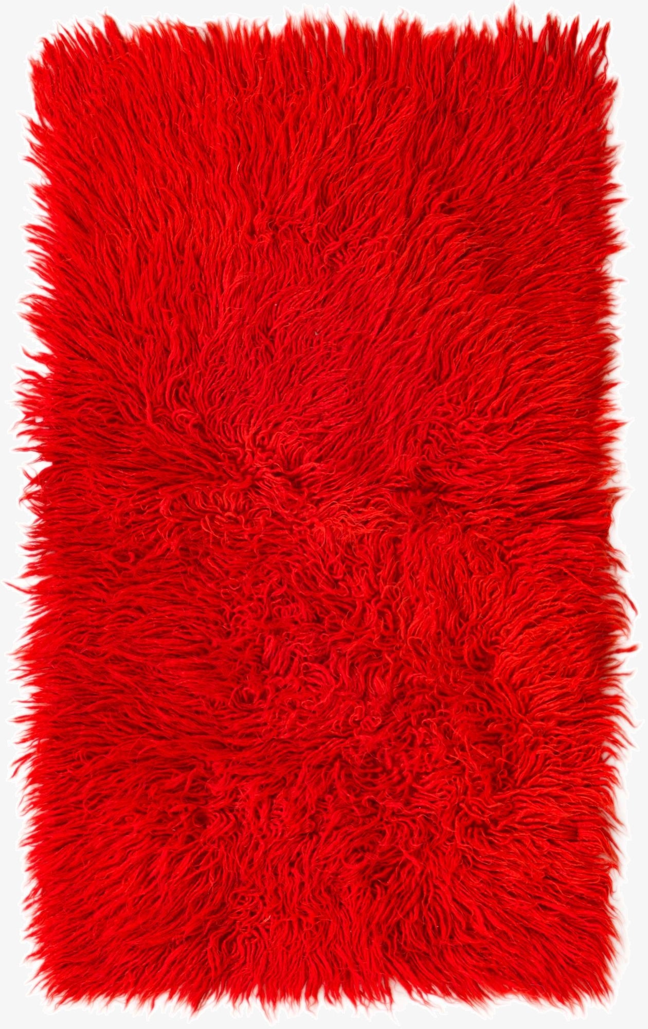 2' 2 x 3' 8  Hand Knotted Moroccan Wool Runner Rug