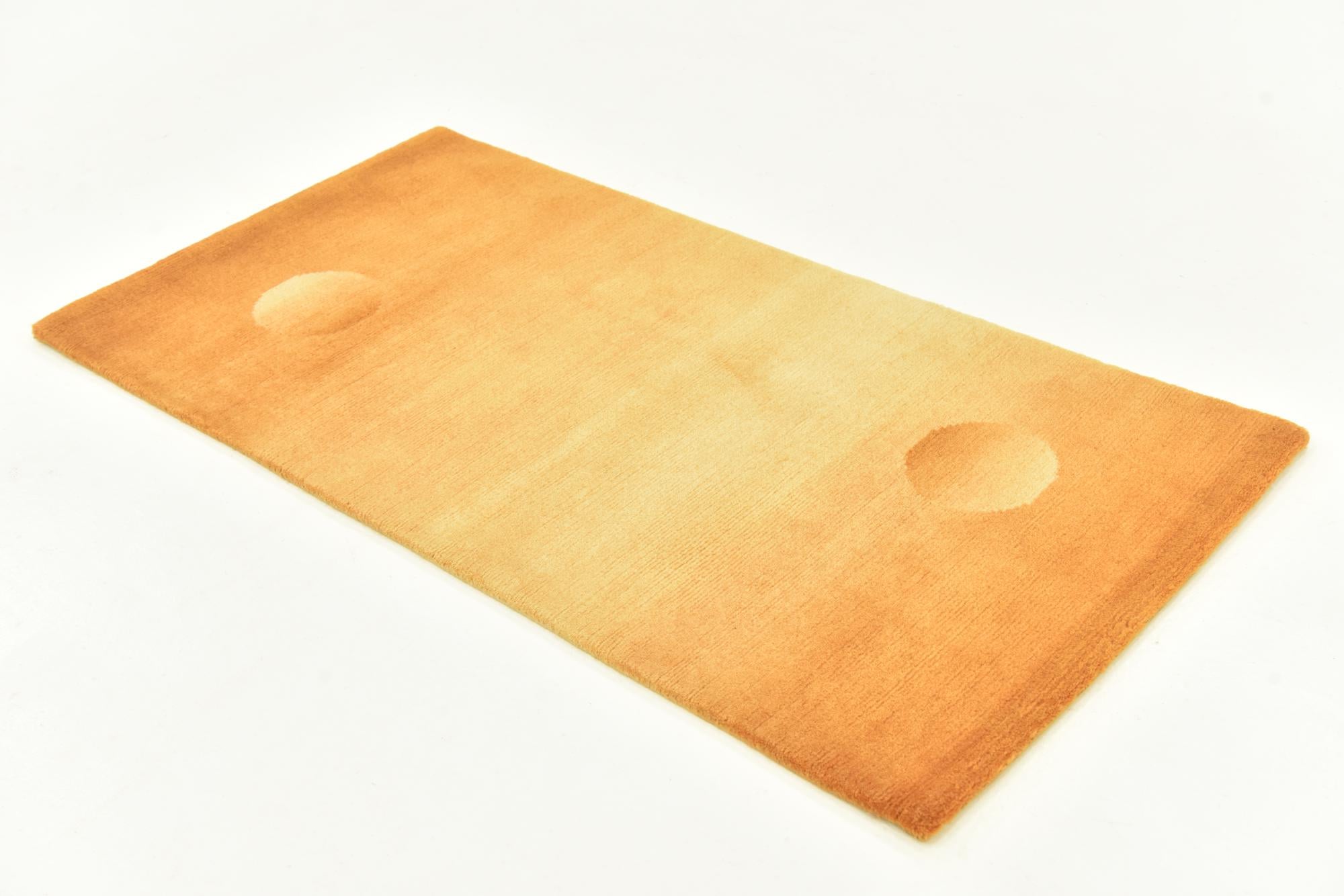 2' 4 x 4' 7 Hand Knotted Nepal Wool Runner Rug