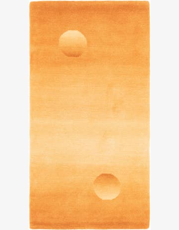 2' 4 x 4' 7 Hand Knotted Nepal Wool Runner Rug
