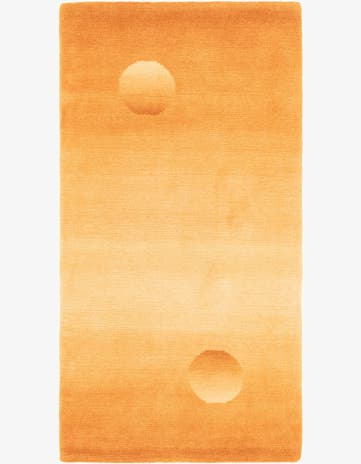 2' 4 x 4' 7 Hand Knotted Nepal Wool Runner Rug