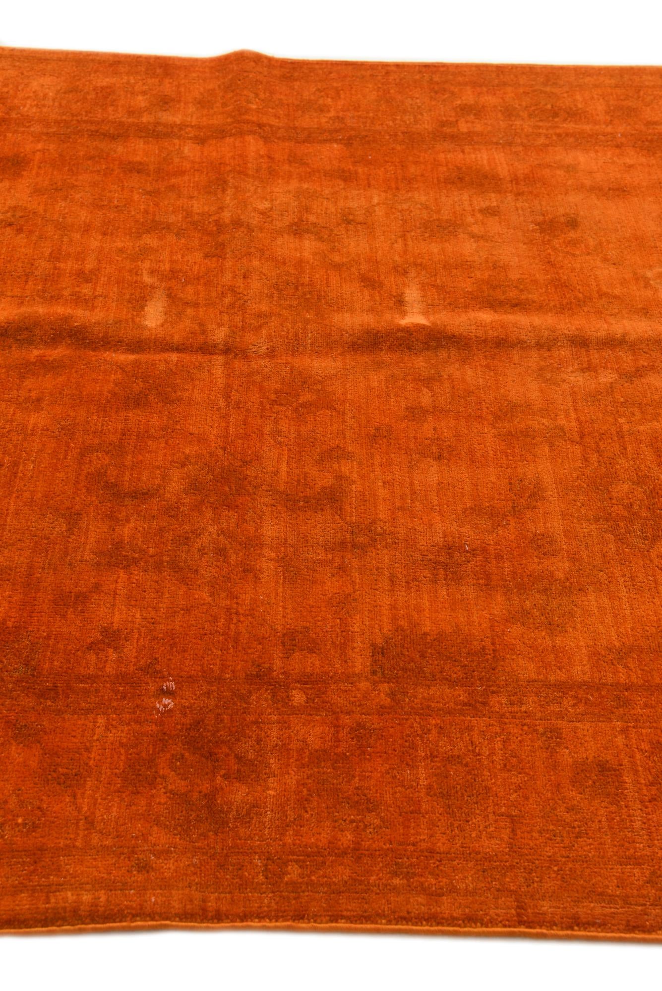 5' 2 x 7' 10 Hand Knotted Over-Dyed Ziegler Runner Rug