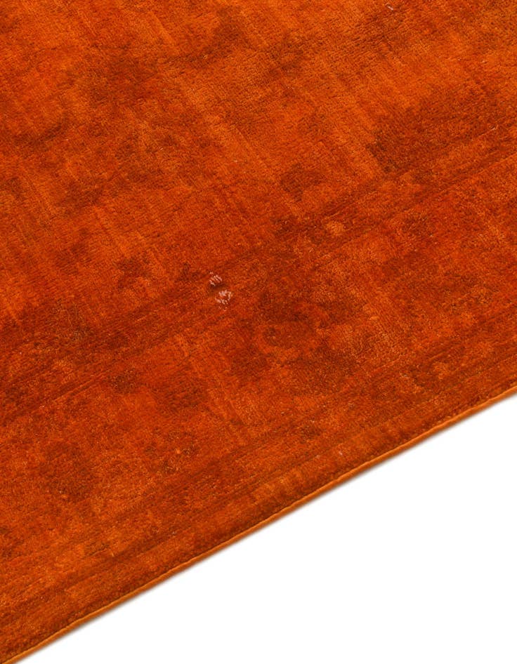 Detail image of 5' 2 x 7' 10 Hand Knotted Over-Dyed Ziegler Runner Rug