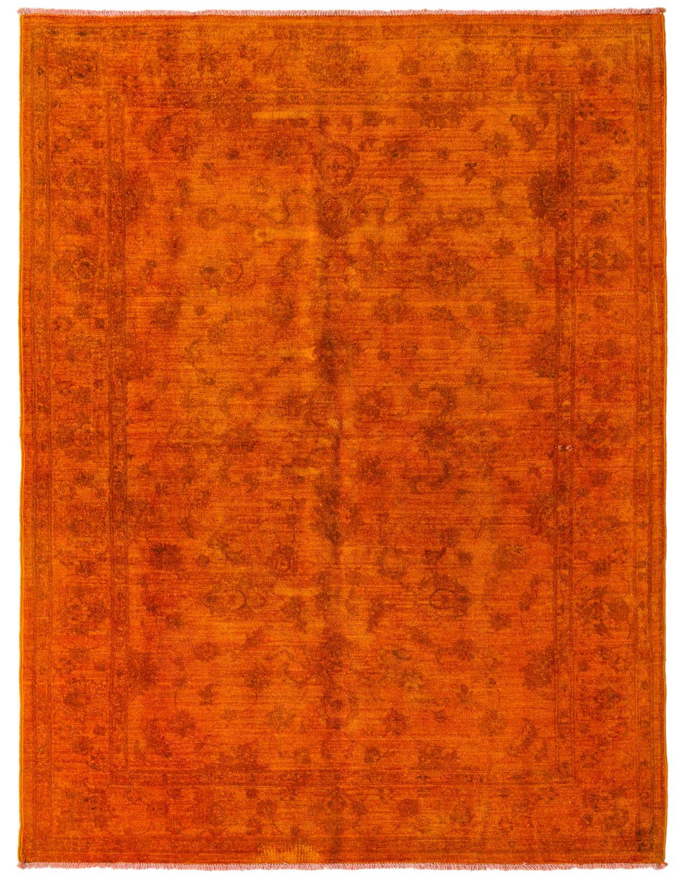 5' 2 x 7' 10 Hand Knotted Over-Dyed Ziegler Runner Rug