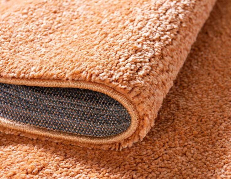 Detail image of 2' 2 x 6' 7 Solid Frieze Runner Rug