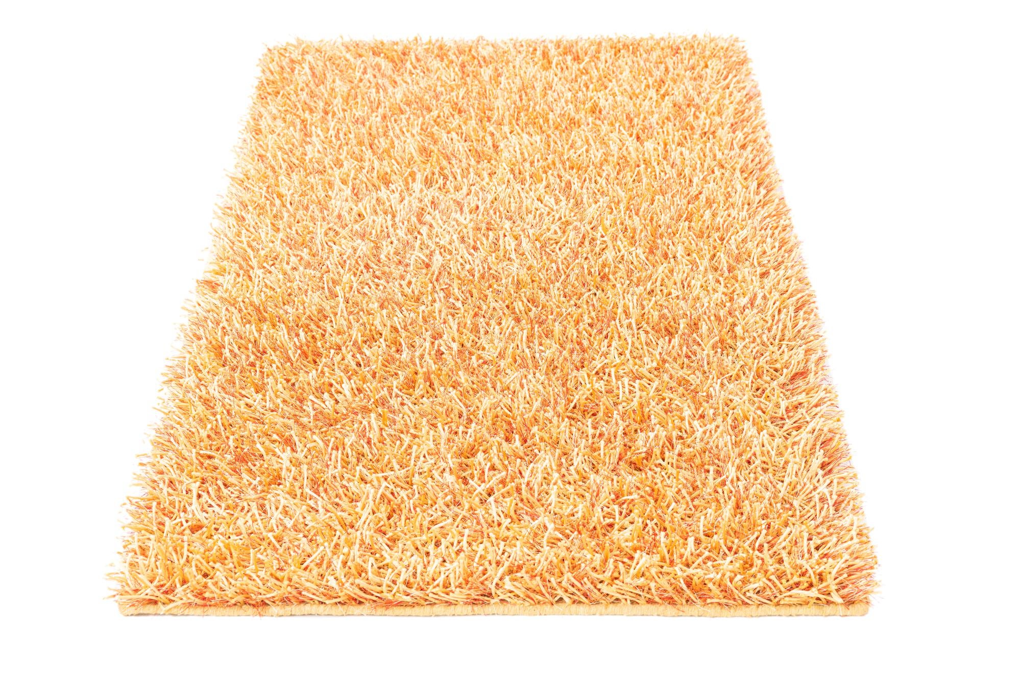 2' 5 x 4' 8 Hand Knotted Solid Shag Runner Rug