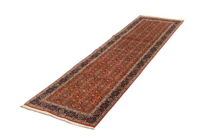 Detailansicht von 80cm x 295cm Tabriz Wolle Läufer Teppich