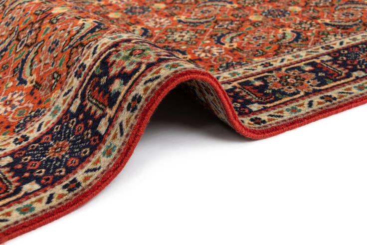 Detailansicht von 80cm x 295cm Tabriz Wolle Läufer Teppich