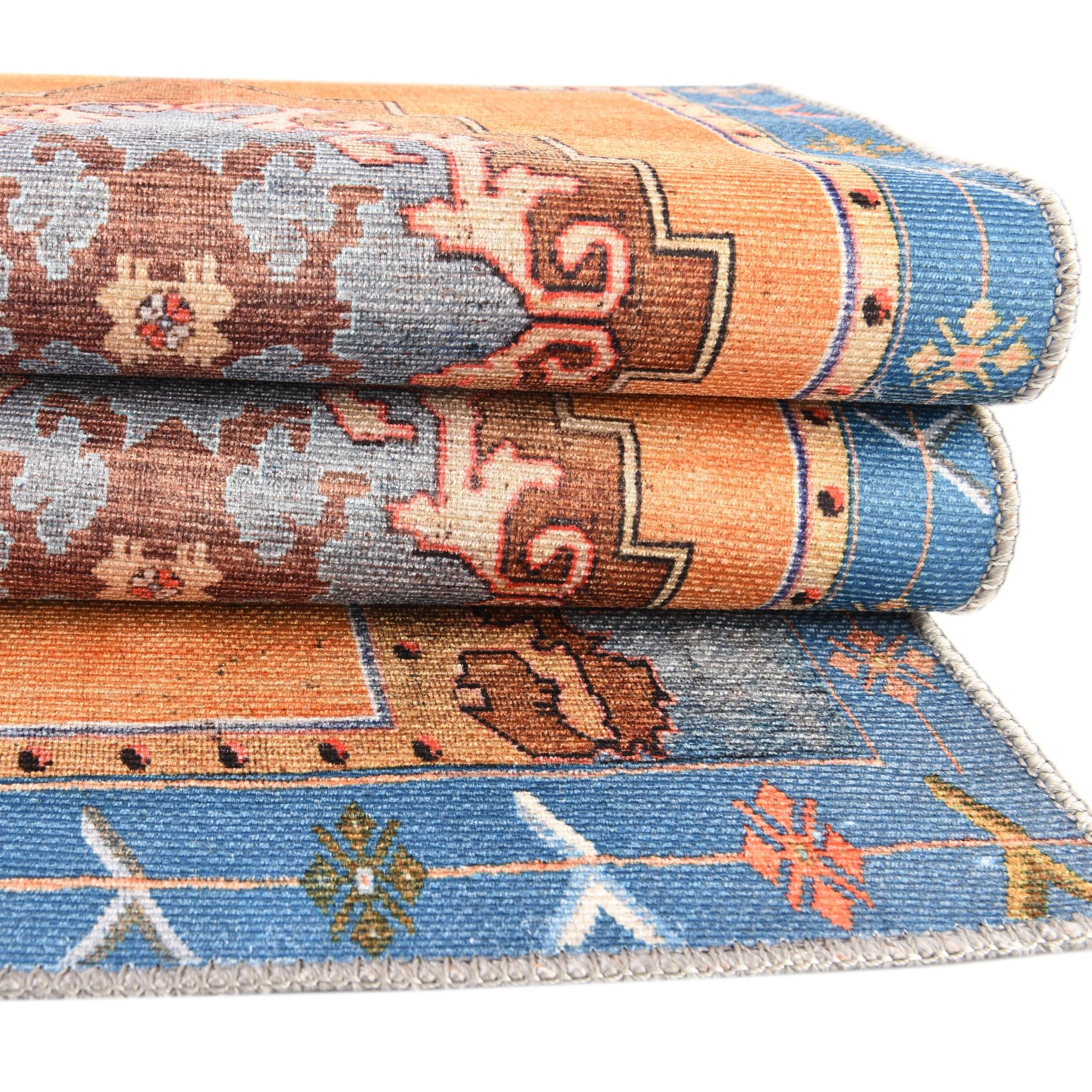2' 6 x 12' Washable Timeless Runner Rug