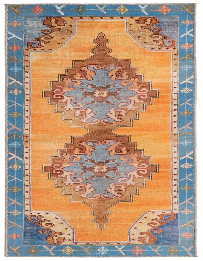 Detail image of 2' x 6' Washable Timeless Runner Rug