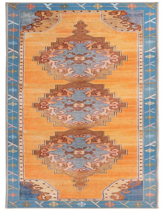 Detail image of 2' x 7' 10 Washable Timeless Runner Rug