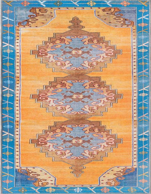 Detail image of 2' 6 x 10' Washable Timeless Runner Rug