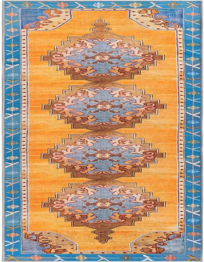 Detail image of 2' 6 x 12' Washable Timeless Runner Rug