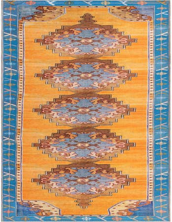 Detail image of 2' 6 x 14' Washable Timeless Runner Rug