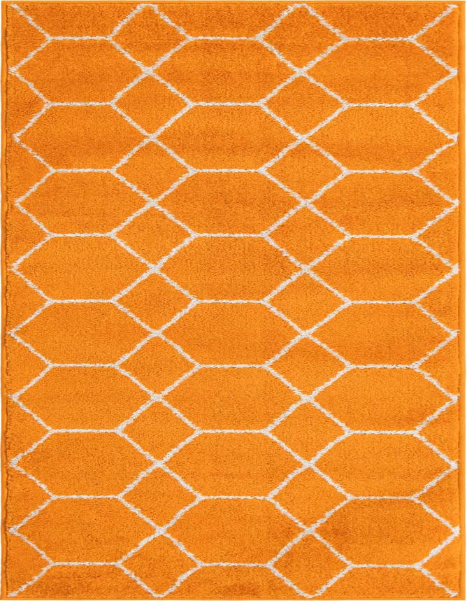 Detail image of 2' x 6' Trellis Frieze Runner Rug