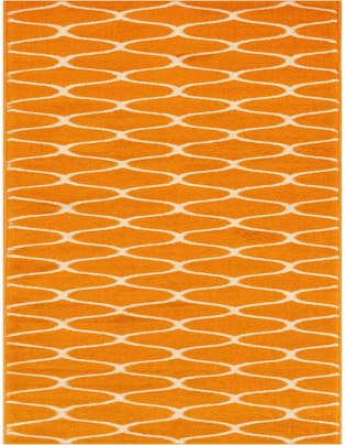 Detail image of 2' x 13' Trellis Frieze Runner Rug