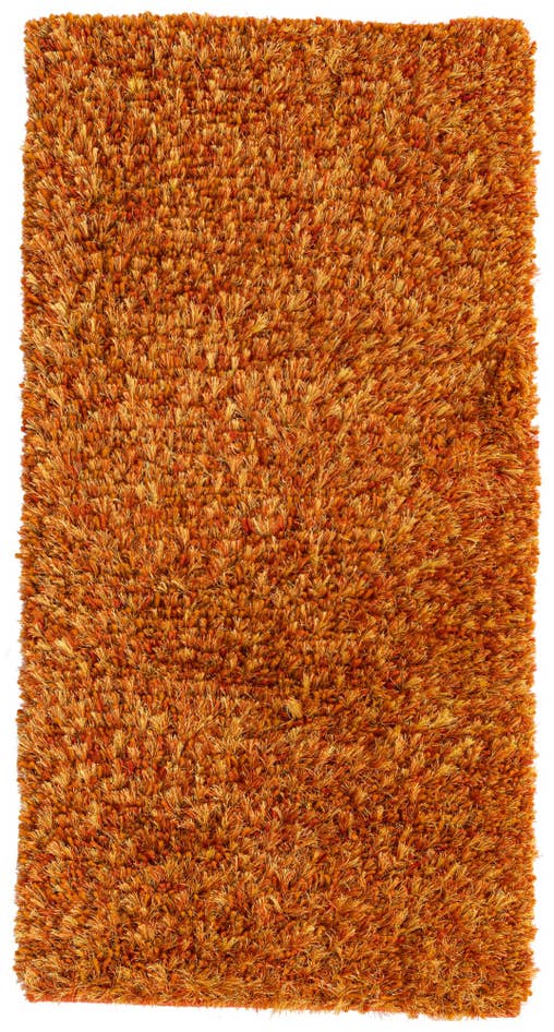 Detail image of 2' 5 x 4' 8 Hand Knotted Two-Tone Shag Oriental Runner Rug