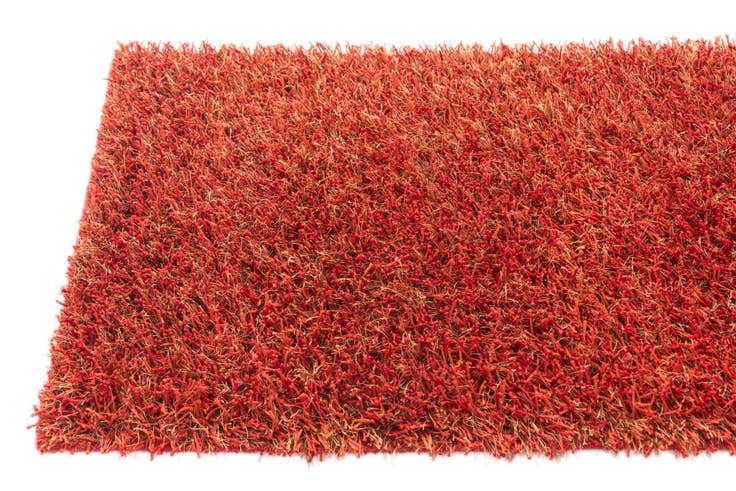 Detail image of 2' 5 x 4' 7 Hand Knotted Two-Tone Shag Oriental Runner Rug