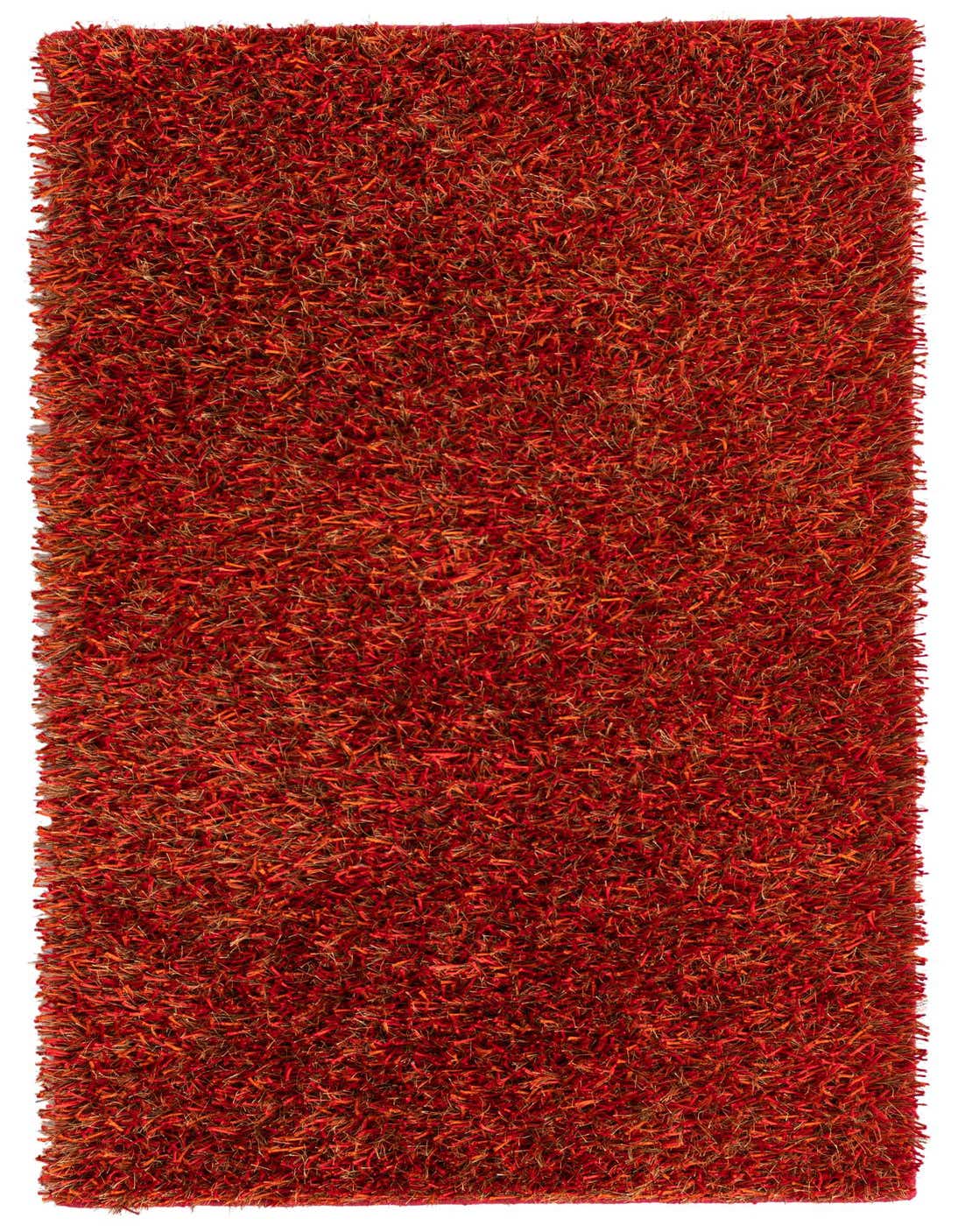 2' 5 x 4' 7 Hand Knotted Two-Tone Shag Oriental Runner Rug
