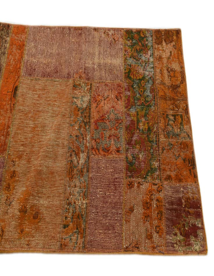 Detail image of 2' 8 x 8' 1  Hand Knotted Ultra Vintage Persian Wool Runner Rug