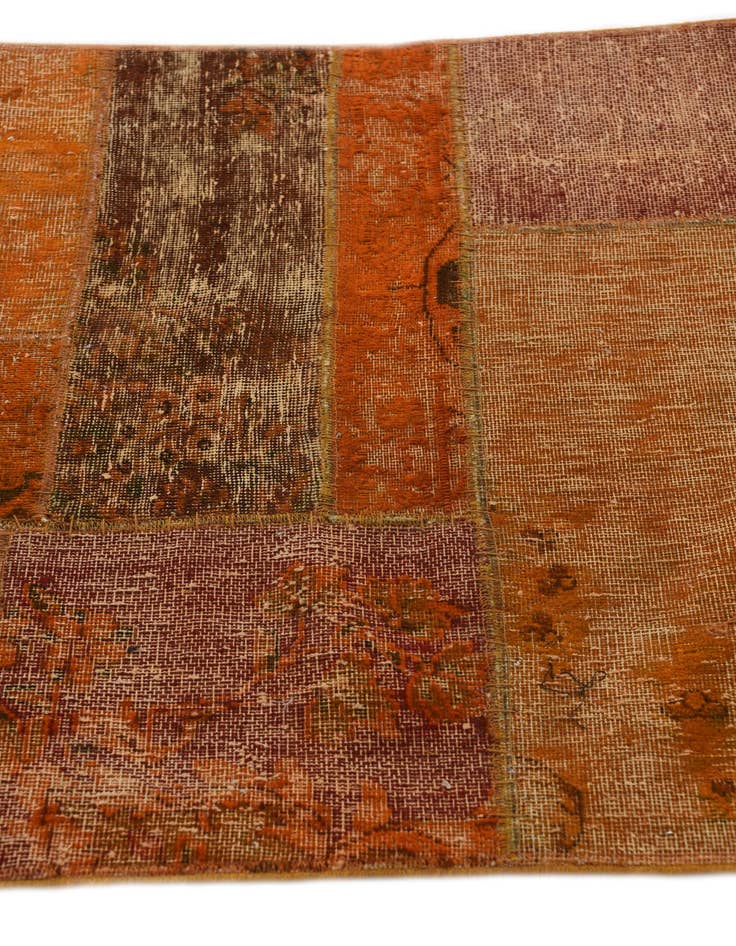 Detail image of 2' 8 x 8' 1  Hand Knotted Ultra Vintage Persian Wool Runner Rug